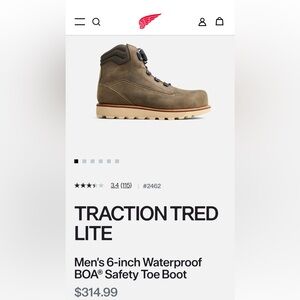 BRAND NEW Red Wing “Traction Tred Lite” Men's 12 Work Boot